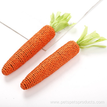carrot-shape paper rope toy cat toy sound toy